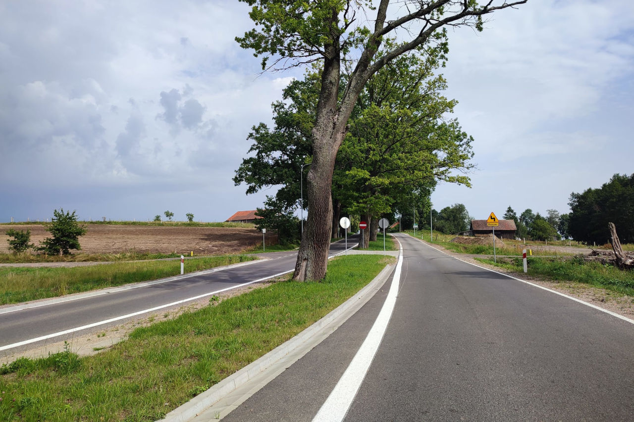 Sweco nadzorowało rozbudowę drogi wojewódzkiej nr 512 Pieniężno – Bartoszyce