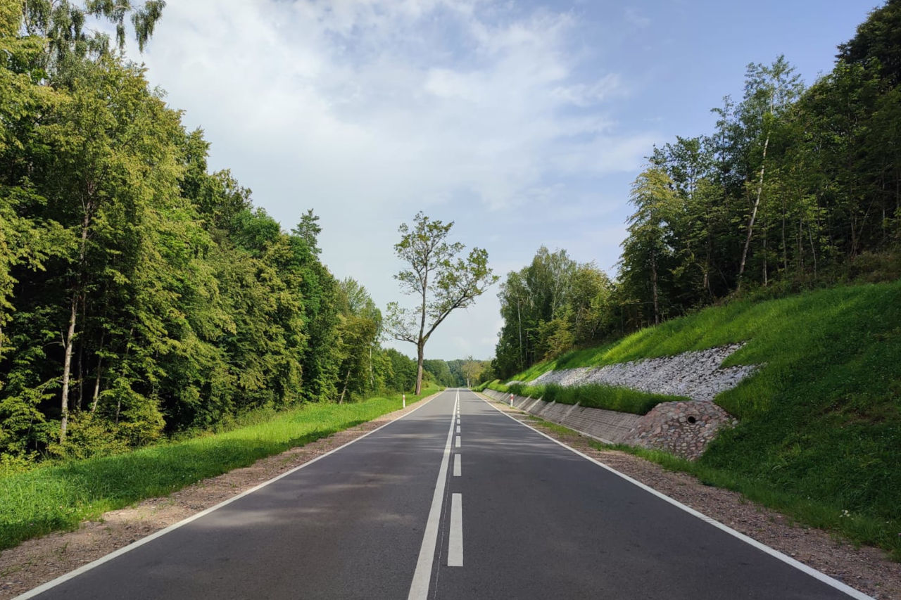 Sweco nadzorowało rozbudowę drogi wojewódzkiej nr 512 Pieniężno – Bartoszyce