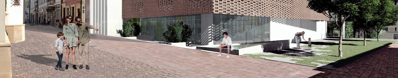 Koncepcja budynku auli miejskiej